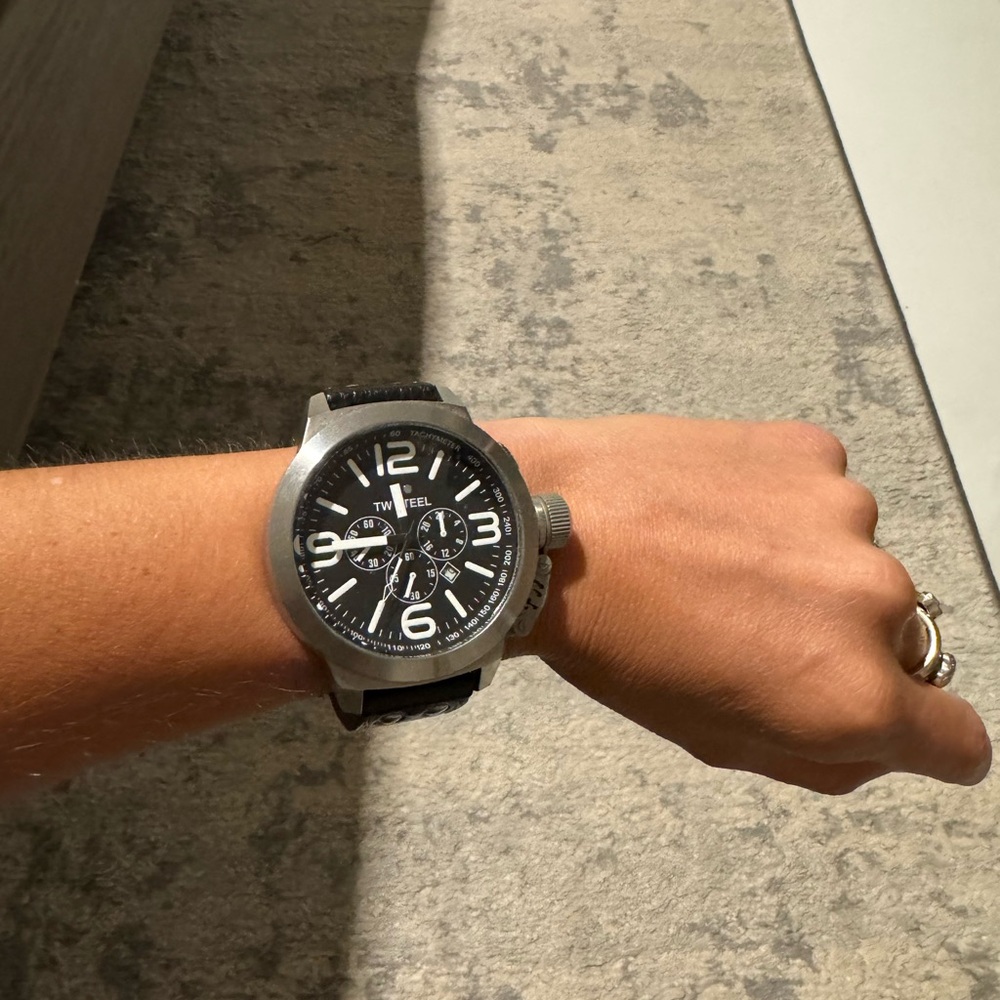 TW Steel Black and Silver Women's Watch